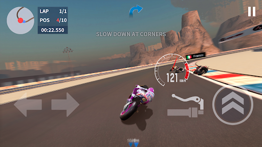 Experience the thrill and excitement of high-speed motorcycle racing through stunning tracks and customizable bikes in Moto Racing.