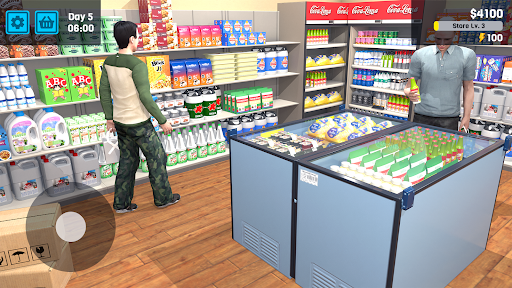 An engaging supermarket management adventure awaits, offering both fun and strategic challenges.