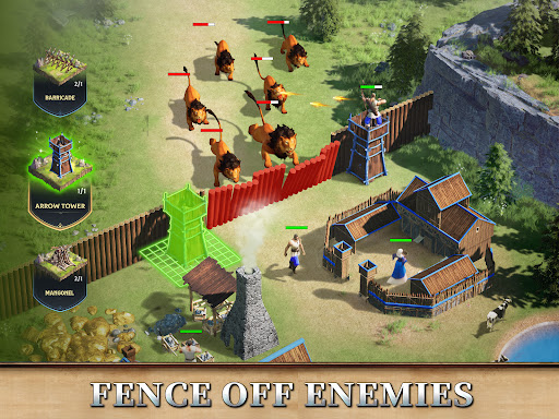 A vibrant and dynamic depiction of a strategic empire, reflecting the excitement and challenges of building and conquering in Rise of Empires.