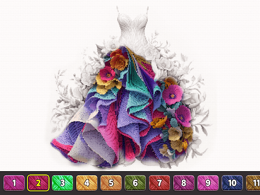 A cozy digital crafting scene where creativity flows seamlessly, as warm hues blend with intricate patterns, evoking a sense of peaceful accomplishment.