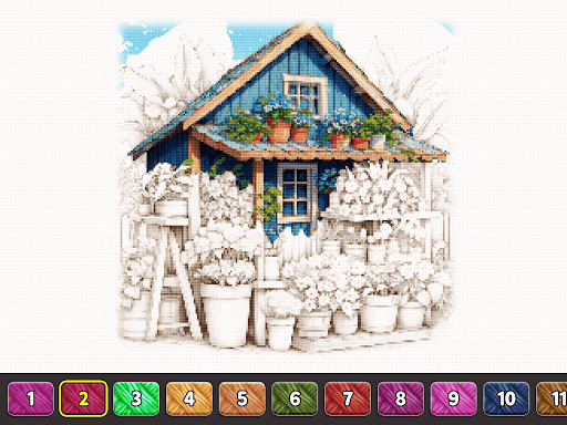 A cozy digital crafting scene where creativity flows seamlessly, as warm hues blend with intricate patterns, evoking a sense of peaceful accomplishment.