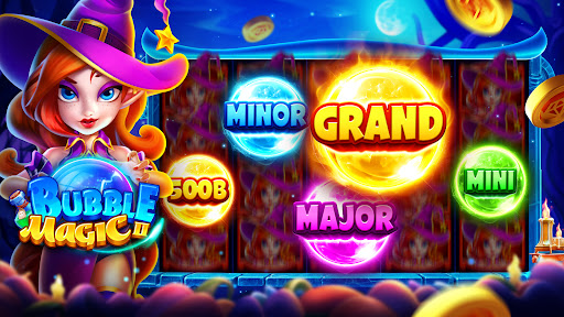 Exciting and thrilling casino experience with colorful slot machines, creating a vibrant atmosphere of anticipation and fun.