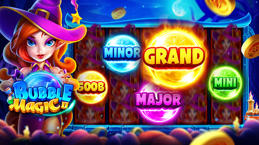 Exciting and thrilling casino experience with colorful slot machines, creating a vibrant atmosphere of anticipation and fun.