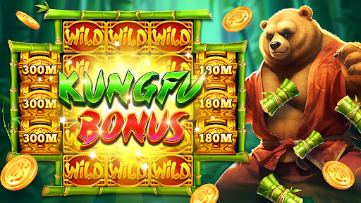 A vibrant and thrilling visual of a mobile screen with colorful slot machines, coins, and jackpots, capturing the essence of excitement and fortune.