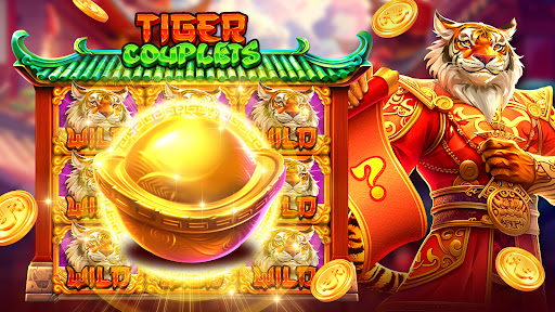 A vibrant and thrilling visual of a mobile screen with colorful slot machines, coins, and jackpots, capturing the essence of excitement and fortune.