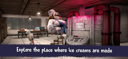 A chilling scene from the Ice Scream 6 game, capturing the eerie atmosphere and suspenseful mood of the gameplay.