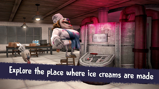 A chilling scene from the Ice Scream 6 game, capturing the eerie atmosphere and suspenseful mood of the gameplay.