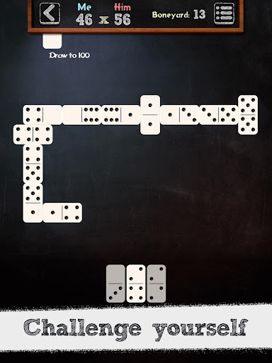 The thrill and excitement of playing dominoes, capturing the essence of strategy and fun in the Kiaora Dominoes app.