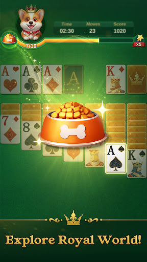 A nostalgic and engaging classic card game experience with Royal Solitaire on Android.