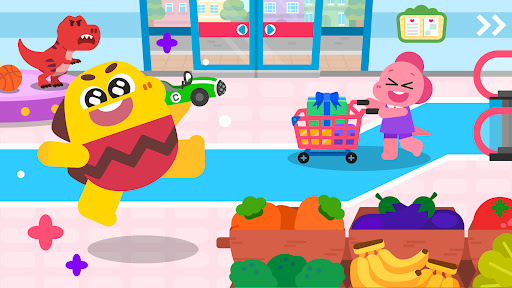 A child's joyful exploration of a vibrant, educational digital world, filled with colorful learning adventures.