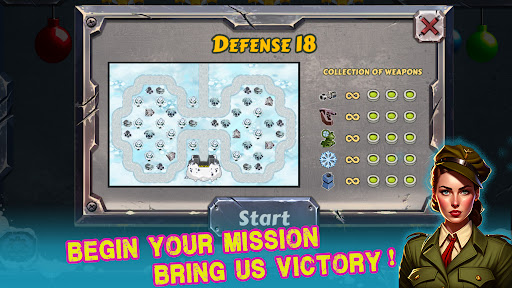 A dynamic battlefield scene from a tower defense game, showcasing intense strategy and vibrant graphics, evoking a sense of excitement and challenge.