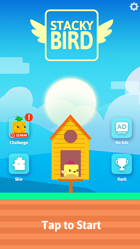 A vibrant, playful bird navigating through colorful obstacles, symbolizing fun and challenge in a mobile game.