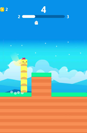 A vibrant, playful bird navigating through colorful obstacles, symbolizing fun and challenge in a mobile game.