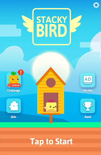 A vibrant, playful bird navigating through colorful obstacles, symbolizing fun and challenge in a mobile game.