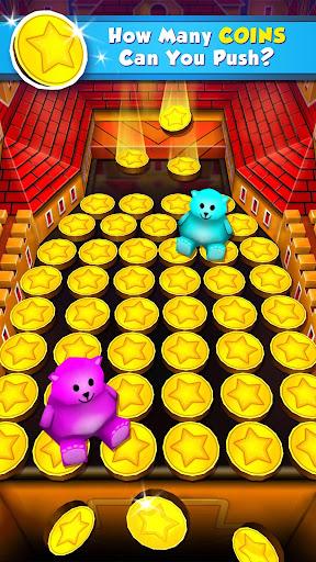 A nostalgic and engaging coin pusher game experience on mobile, evoking childhood arcade memories.