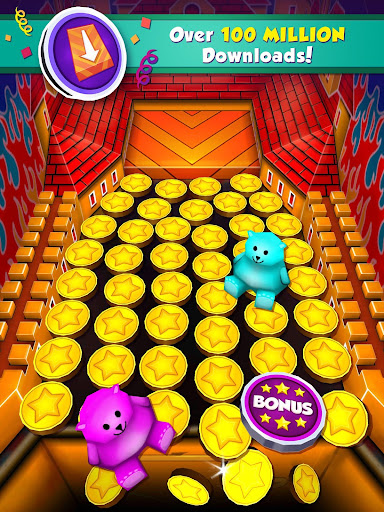 A nostalgic and engaging coin pusher game experience on mobile, evoking childhood arcade memories.