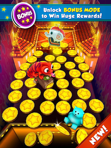 A nostalgic and engaging coin pusher game experience on mobile, evoking childhood arcade memories.