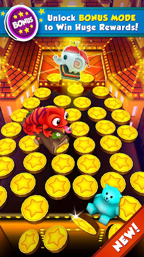 A nostalgic and engaging coin pusher game experience on mobile, evoking childhood arcade memories.