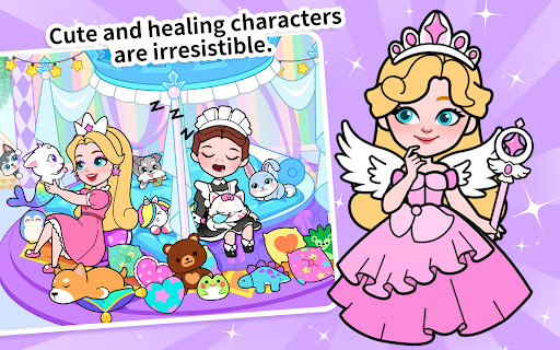 An enchanting paper doll castle filled with colorful costumes and imaginative play.