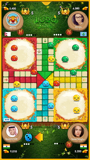 A nostalgic and lively depiction of friends and family gathered around a digital Ludo board, symbolizing joy and togetherness.