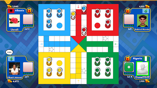 A nostalgic and lively depiction of friends and family gathered around a digital Ludo board, symbolizing joy and togetherness.