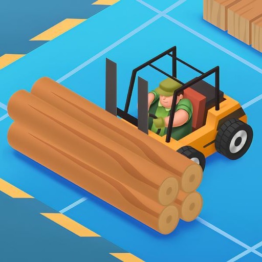 A vibrant depiction of a bustling lumber operation, capturing the essence of industry and growth, evoking a sense of adventure and entrepreneurial spirit.