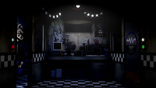 A chilling and suspenseful atmosphere, capturing the eerie essence and thrilling experience of Five Nights at Freddy's 3.