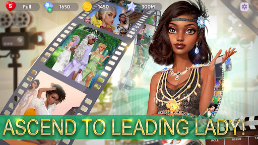 A vivid portrayal of Hollywood's glamour captured in a puzzle game, conveying excitement and celebrity allure.