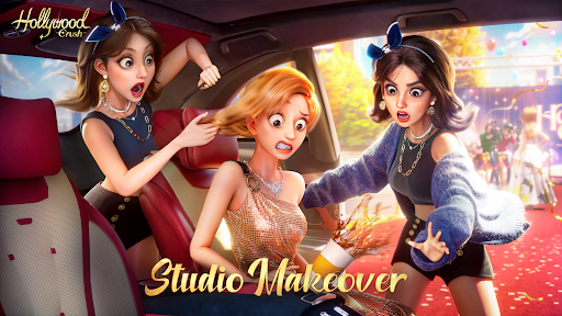 A vivid portrayal of Hollywood's glamour captured in a puzzle game, conveying excitement and celebrity allure.