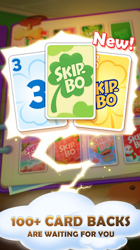 A group of friends enjoying a lively game of Skip-Bo, filled with laughter and strategy around the table.