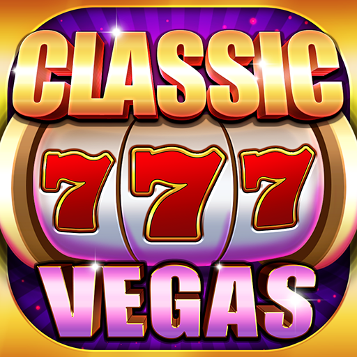 An exhilarating and vibrant experience of classic Las Vegas casino slots, capturing the thrill and anticipation of spinning the reels.