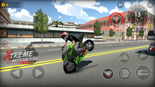 Feel the rush of adrenaline as you race through the stunning landscapes on your favorite motorbike in Xtreme Motorbikes.