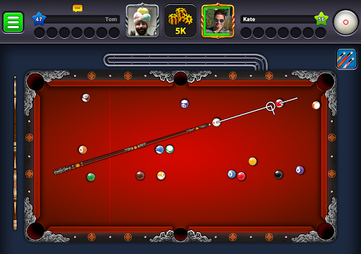 An exciting and competitive world of online billiards, where players strategize, compete, and connect globally in the 8 Ball Pool game.