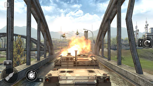 An intense scene from Sniper 3D, capturing the thrill and focus required in the game.