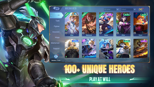 A thrilling battle arena filled with strategic heroes and intense action, encapsulating the excitement of Mobile Legends.