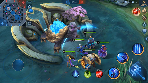 A thrilling battle arena filled with strategic heroes and intense action, encapsulating the excitement of Mobile Legends.