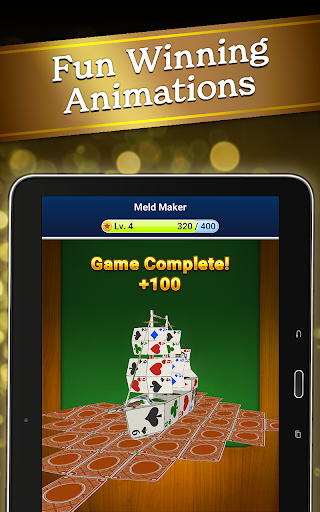 A vibrant card game scene where players immerse in the colorful and engaging world of Gin Rummy Solitaire, experiencing joy and excitement.