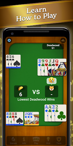 A vibrant card game scene where players immerse in the colorful and engaging world of Gin Rummy Solitaire, experiencing joy and excitement.