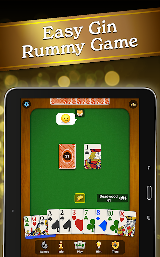 A vibrant card game scene where players immerse in the colorful and engaging world of Gin Rummy Solitaire, experiencing joy and excitement.