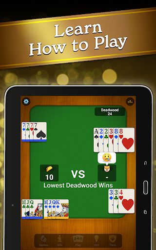 A vibrant card game scene where players immerse in the colorful and engaging world of Gin Rummy Solitaire, experiencing joy and excitement.