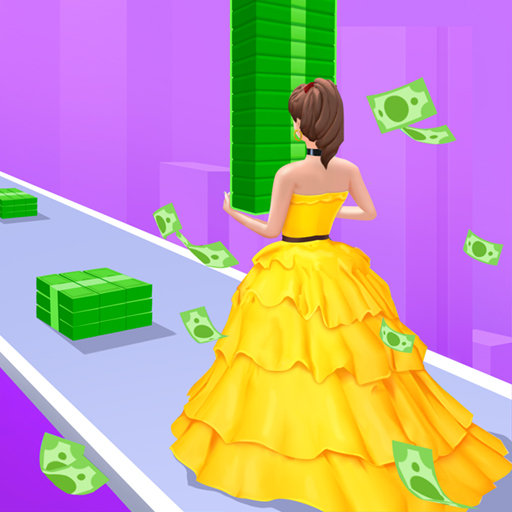 A thrilling virtual sprint in Money Run 3D, filled with cash collection and obstacle dodging excitement.