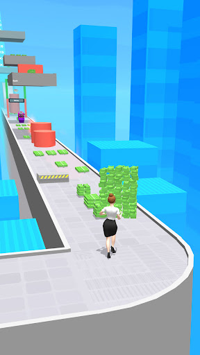 A thrilling virtual sprint in Money Run 3D, filled with cash collection and obstacle dodging excitement.