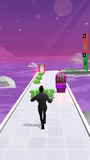 A thrilling virtual sprint in Money Run 3D, filled with cash collection and obstacle dodging excitement.