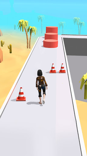 A thrilling virtual sprint in Money Run 3D, filled with cash collection and obstacle dodging excitement.