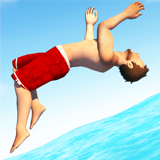 A dynamic and thrilling dive captured mid-air, representing the excitement and adventure of Flip Diving.