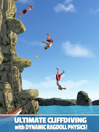 A dynamic and thrilling dive captured mid-air, representing the excitement and adventure of Flip Diving.