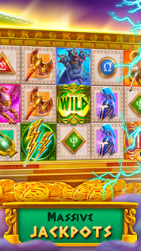 A vibrant and exciting depiction of a mobile casino slot game, capturing the essence of thrill and anticipation with colorful reels and symbols.