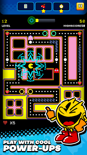 A nostalgic yet modern arcade adventure with PAC-MAN Tournaments, capturing the thrill and joy of classic ghost-chasing fun.