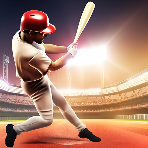 A thrilling moment in a baseball game, capturing the excitement and competitive spirit of Baseball Clash by Neowiz.