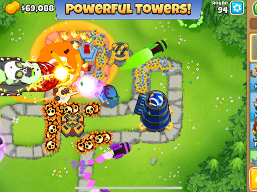 A thrilling strategic adventure awaits in Bloons TD 6, where vibrant graphics and clever tactics merge for endless fun.